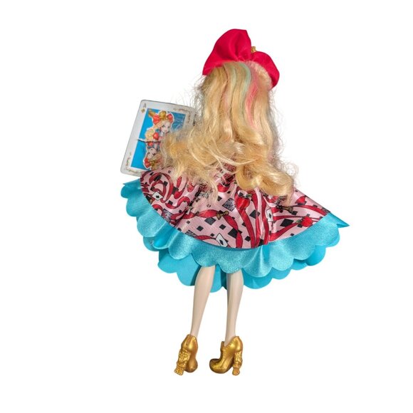 Ever After High Doll Apple White Way Too Wonderland 2014 w/Card CJF42 - Picture 2 of 4
